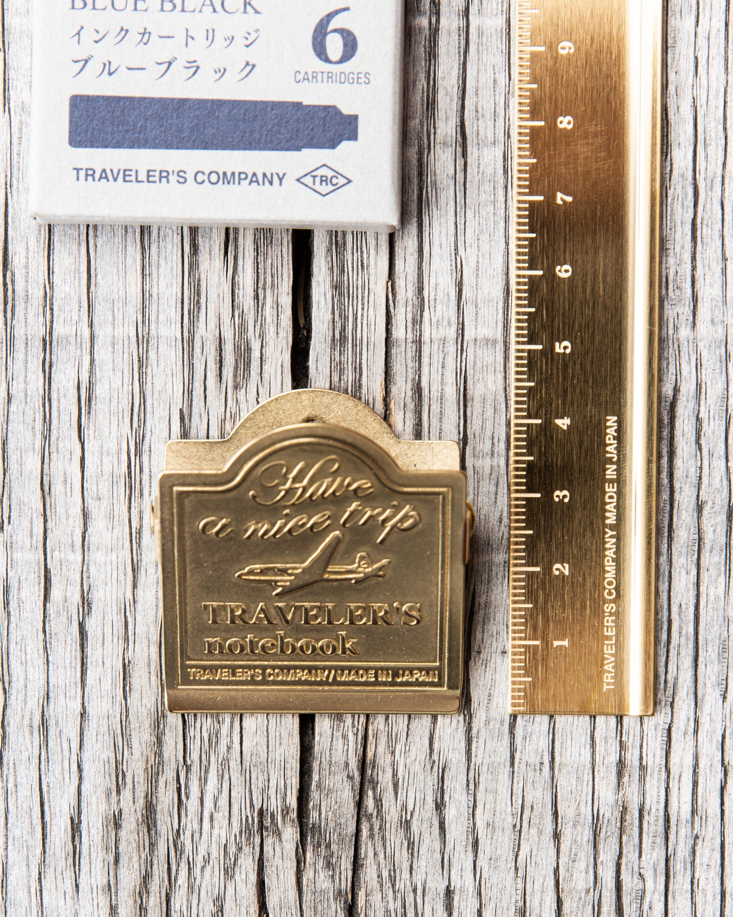 Traveler's Company #030 Brass Clip (Airplane)
