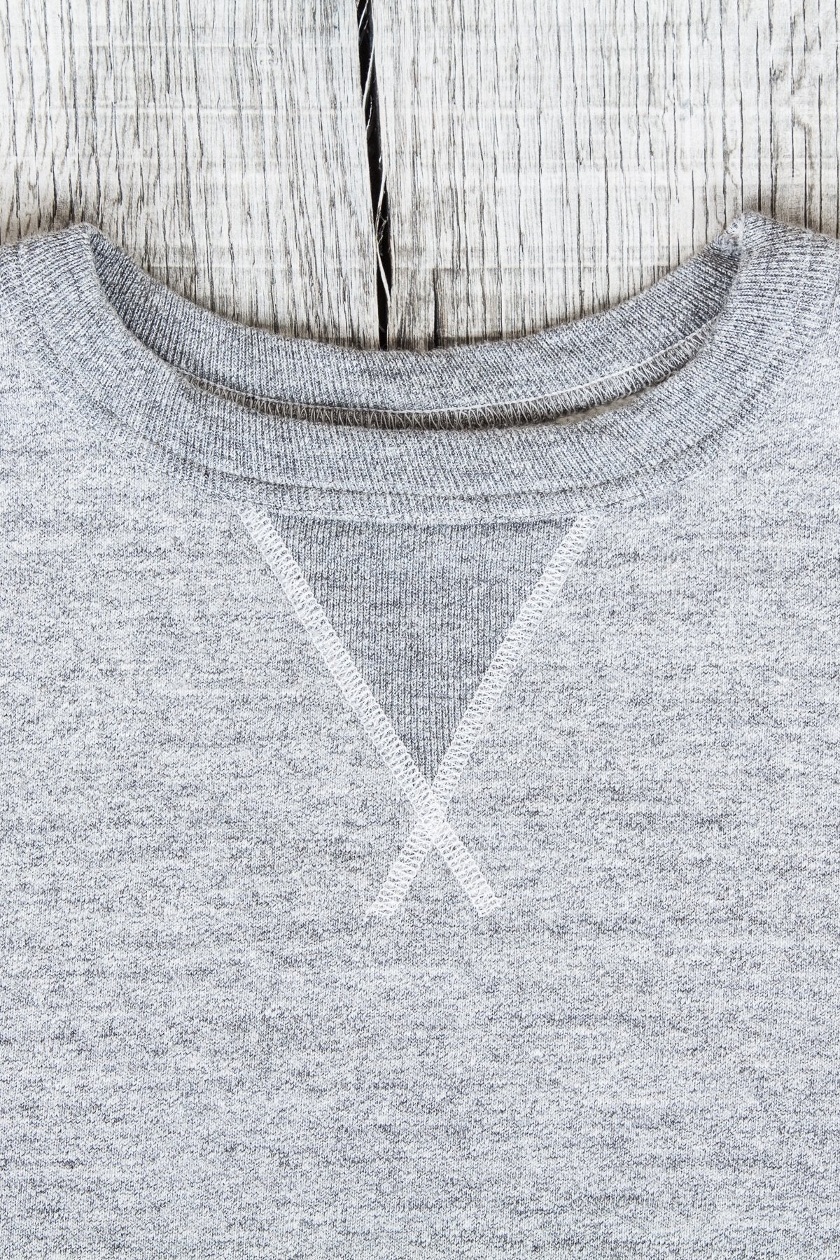 Buzz Rickson's Loopwheel Sweatshirt 4-Needle Grey BR65622