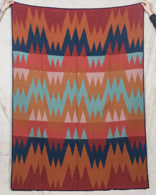 Miriam Parkman x Indigofera Midnight Dazzler Wool Blanket