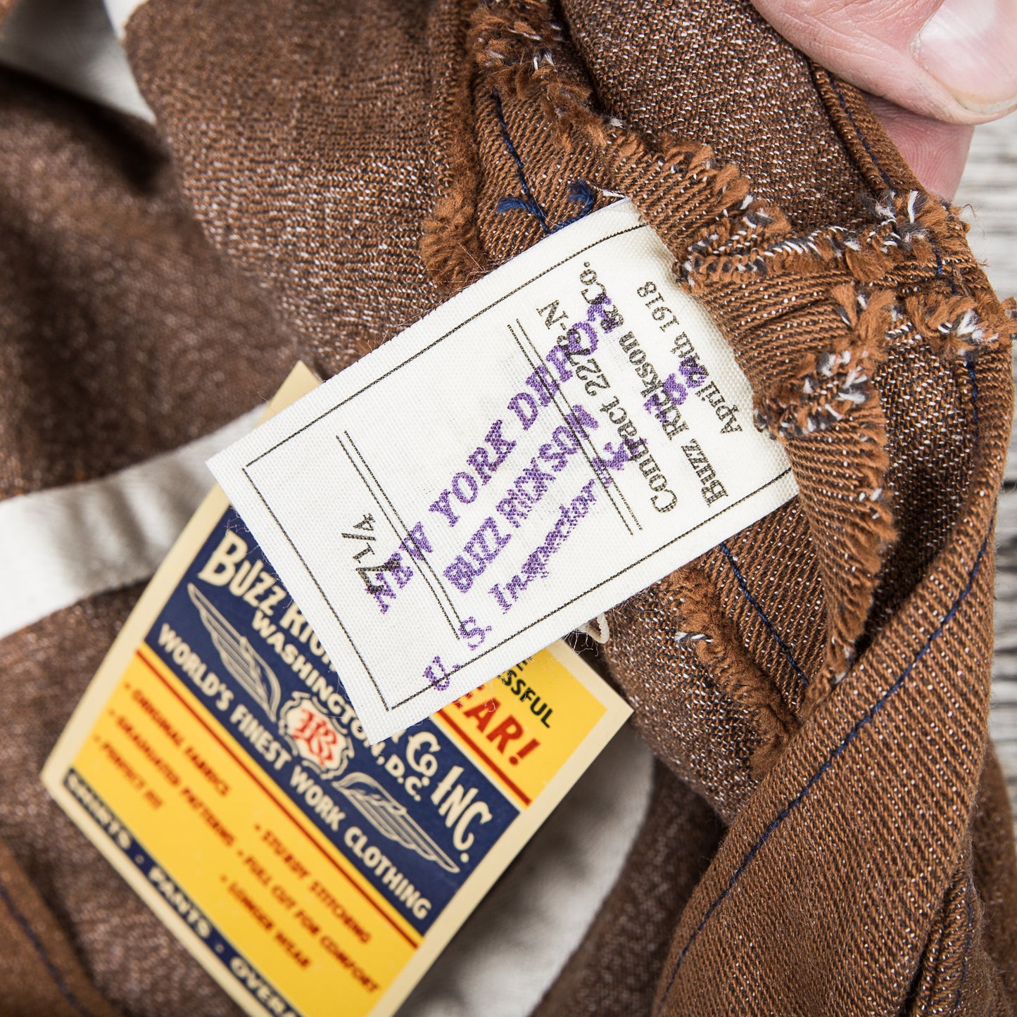 Buzz Rickson's Army Brown Denim Cap