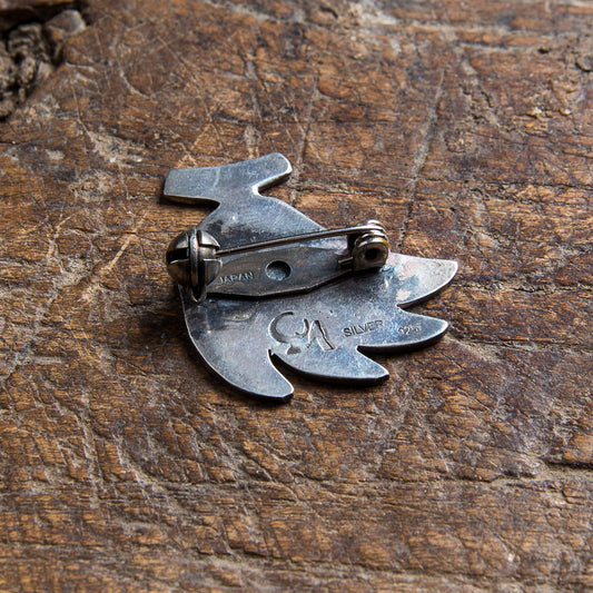 Munqa Newtive Silver Brooch Bananas