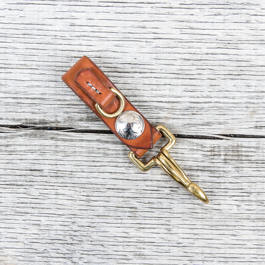 Lone Wolf Leather Key Holder Saddle Tan