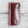 Lone Wolf Leathers Tall Wallet Shinki Shell Cordovan Bordeaux