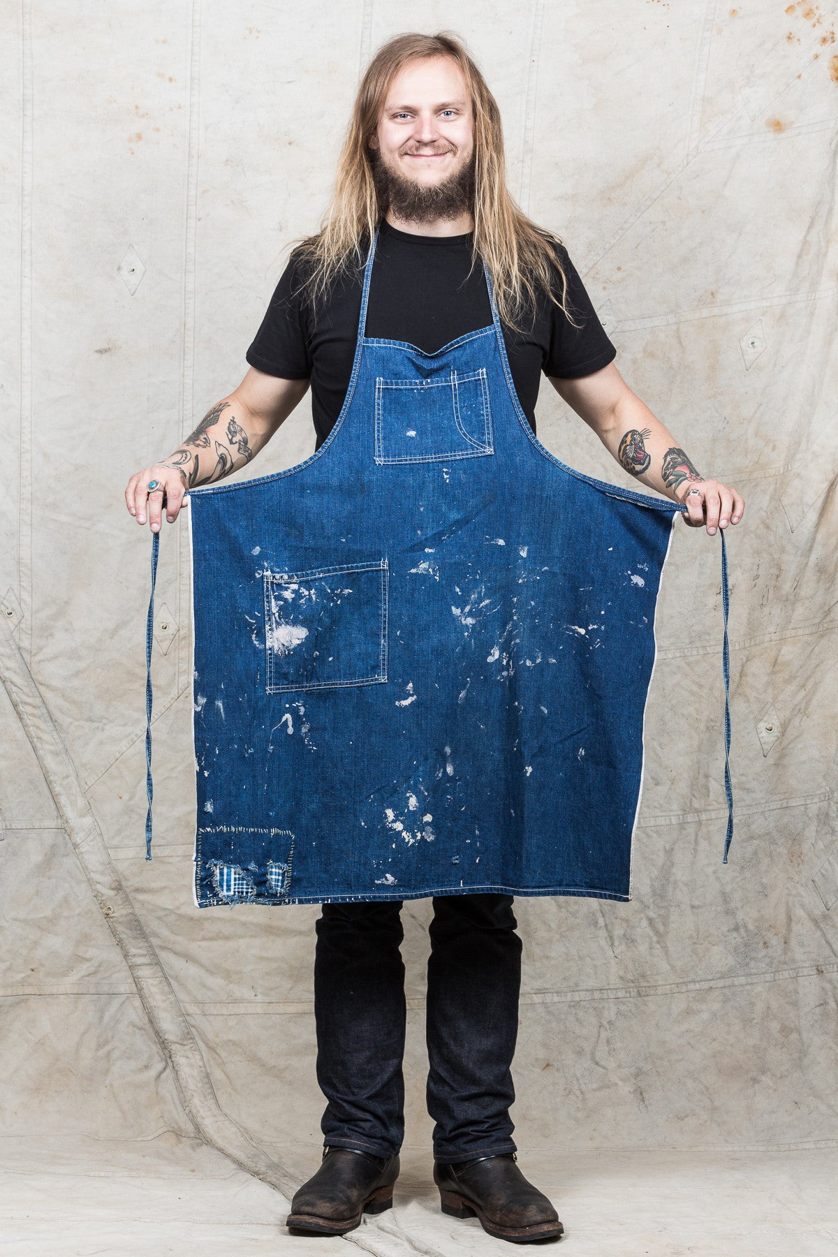Vintage Denim Apron #2