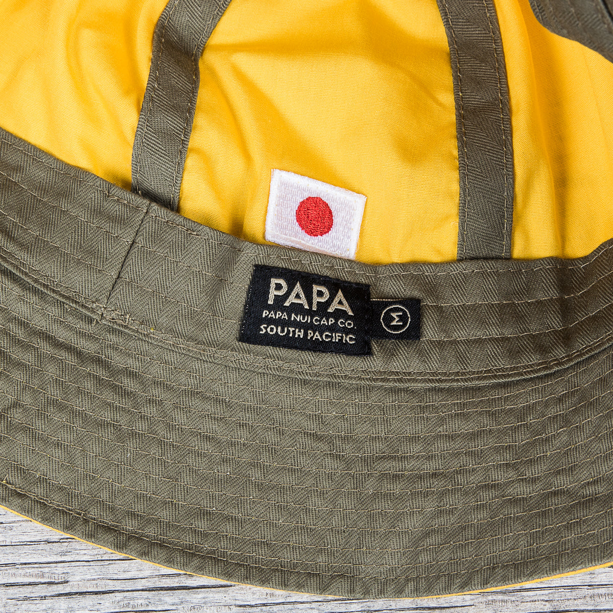 Papa Nui Cap Co. Beach Master Yellow Hat
