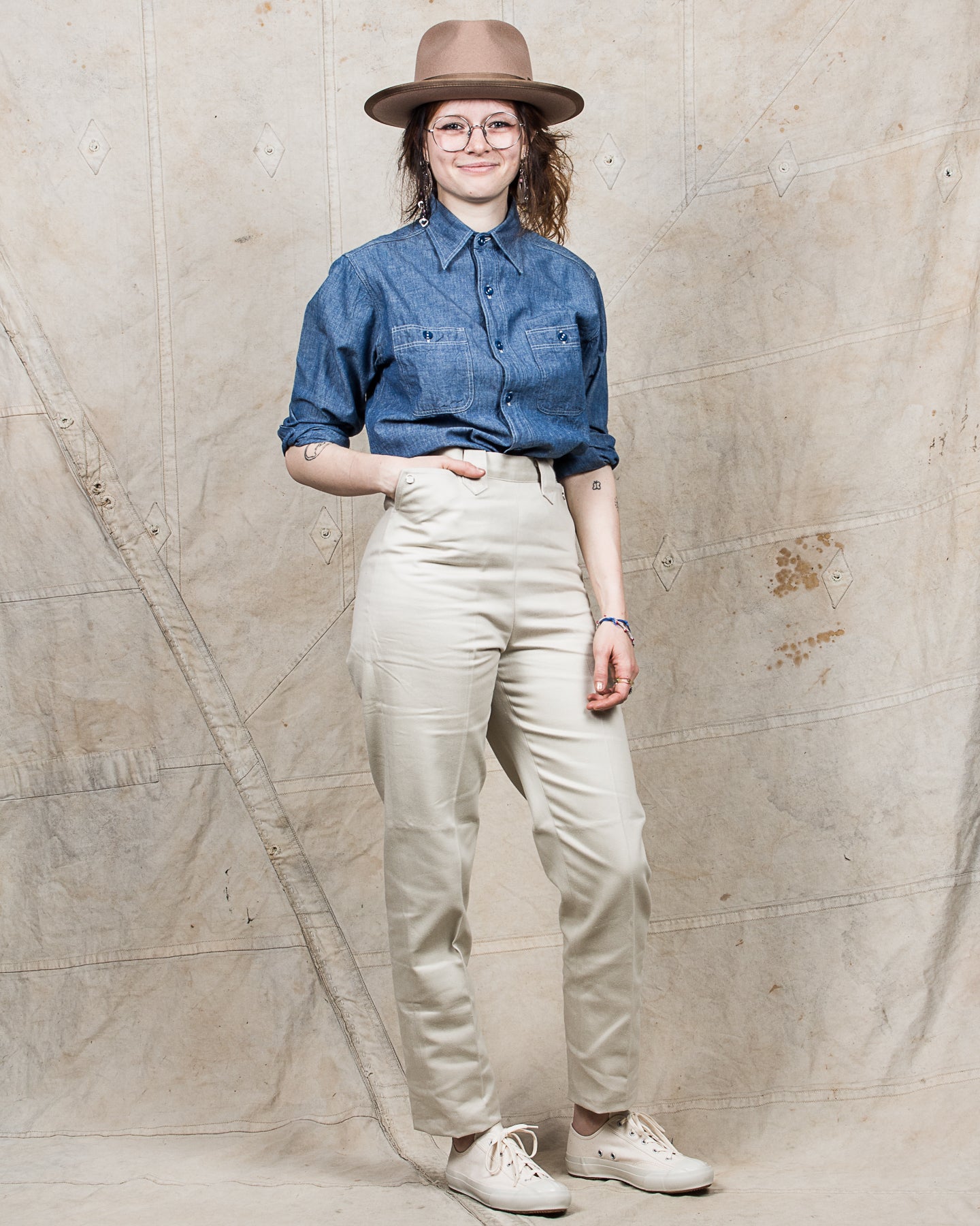 Anatomica Women's Frontier Cotton Sateen Pants