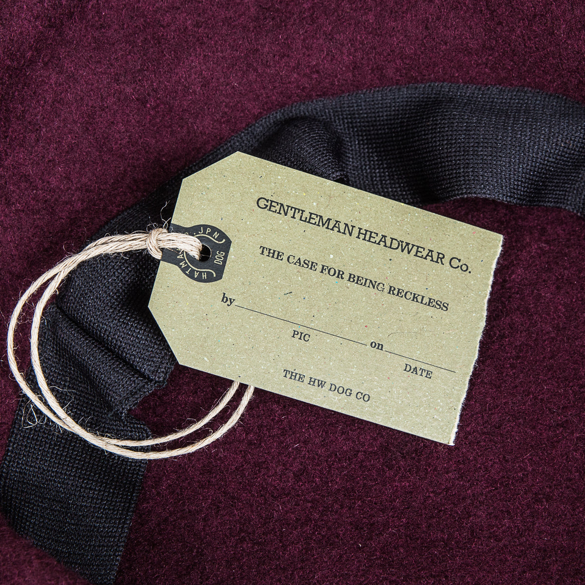 H. W. Dog & Co. Wool Beret Wine