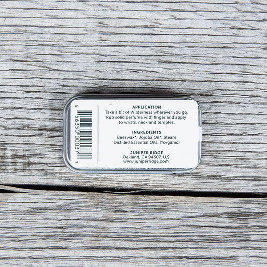 Juniper Ridge Organic Solid Perfume White Sage 5oz