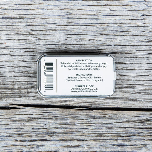 Juniper Ridge Organic Solid Perfume Cascade Forest 5oz