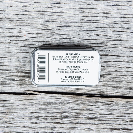 Juniper Ridge Organic Solid Perfume Coastal Pine 5oz
