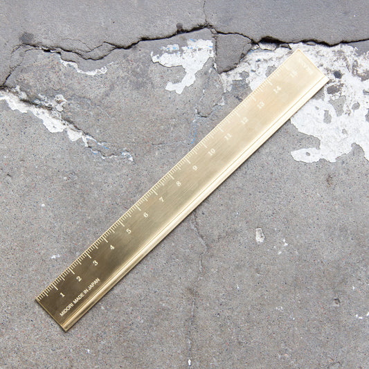 Traveler’s Company Midori Brass Ruler