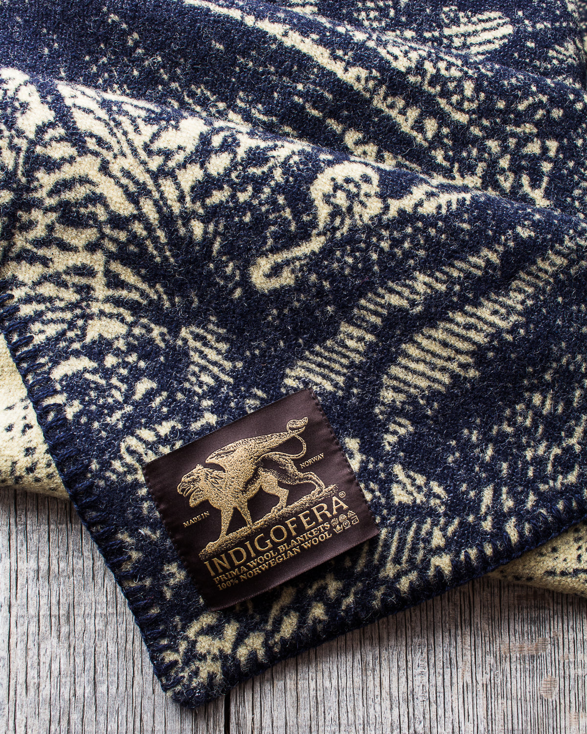 Indigofera Gryphon Talon Wool Blanket