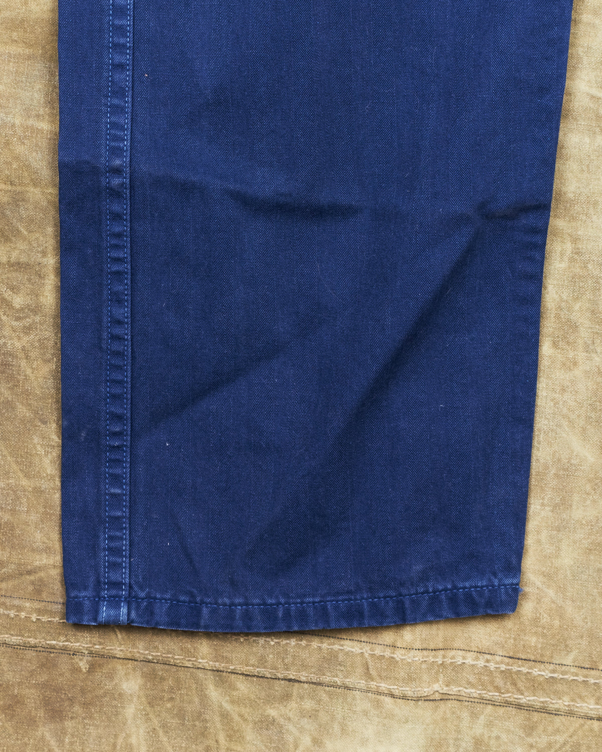 Second Hand OrSlow French Work Pants Navy HBT Twill Size EU XS / JPN 1
