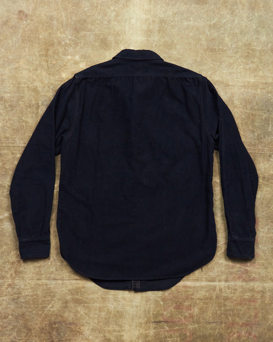 Second Hand Freewheelers 1920 US Navy Cotton Moleskin CPO Shirt Size 17 / L