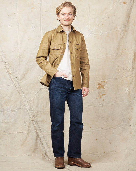 Indigofera Copeland Shirt Canjilon Broken Twill Beige