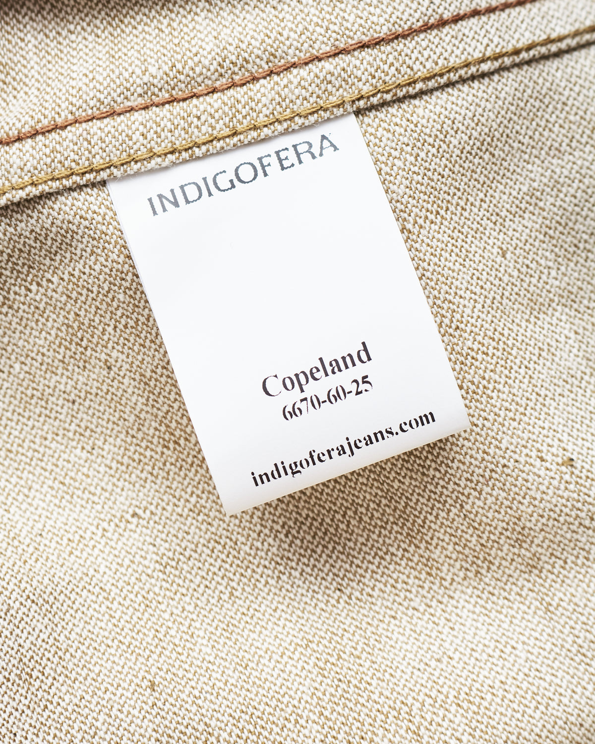 Indigofera Copeland Shirt Canjilon Broken Twill Beige