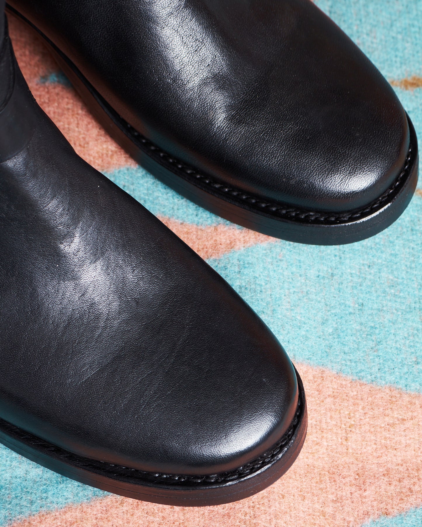 Råland Bootmaker Engineer Boots Horsehide Black Handmade In Sweden