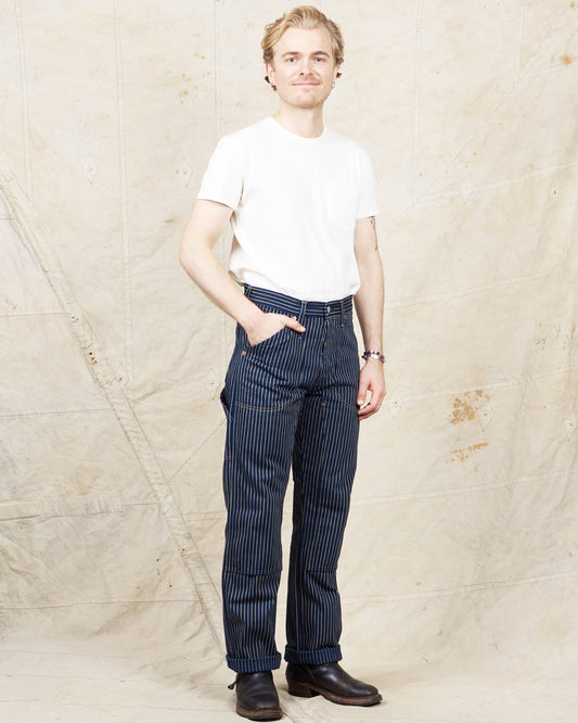 Indigofera Wendell Pants Single Stripe Rinsed