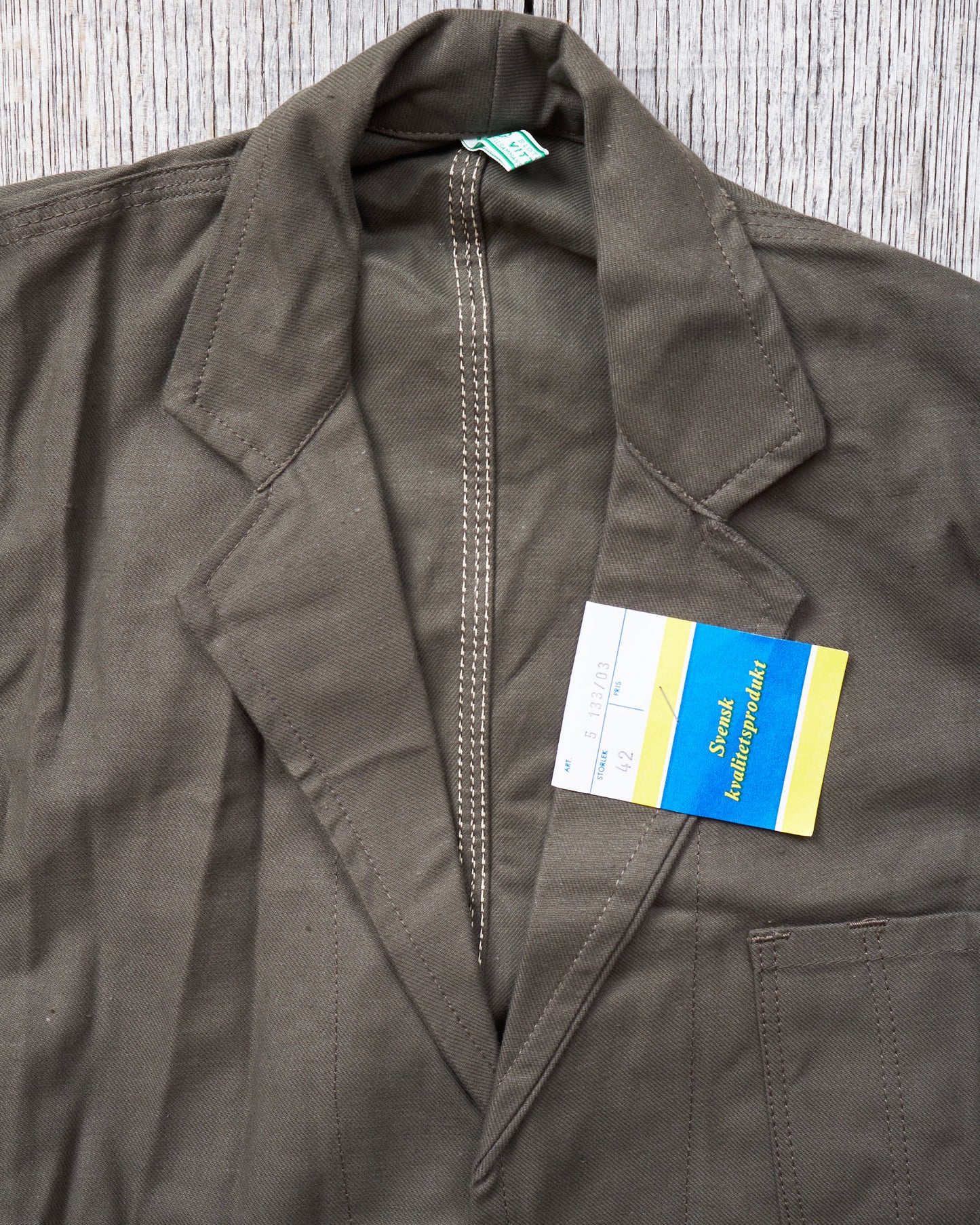 Vintage Swedish Work Coat Size 42