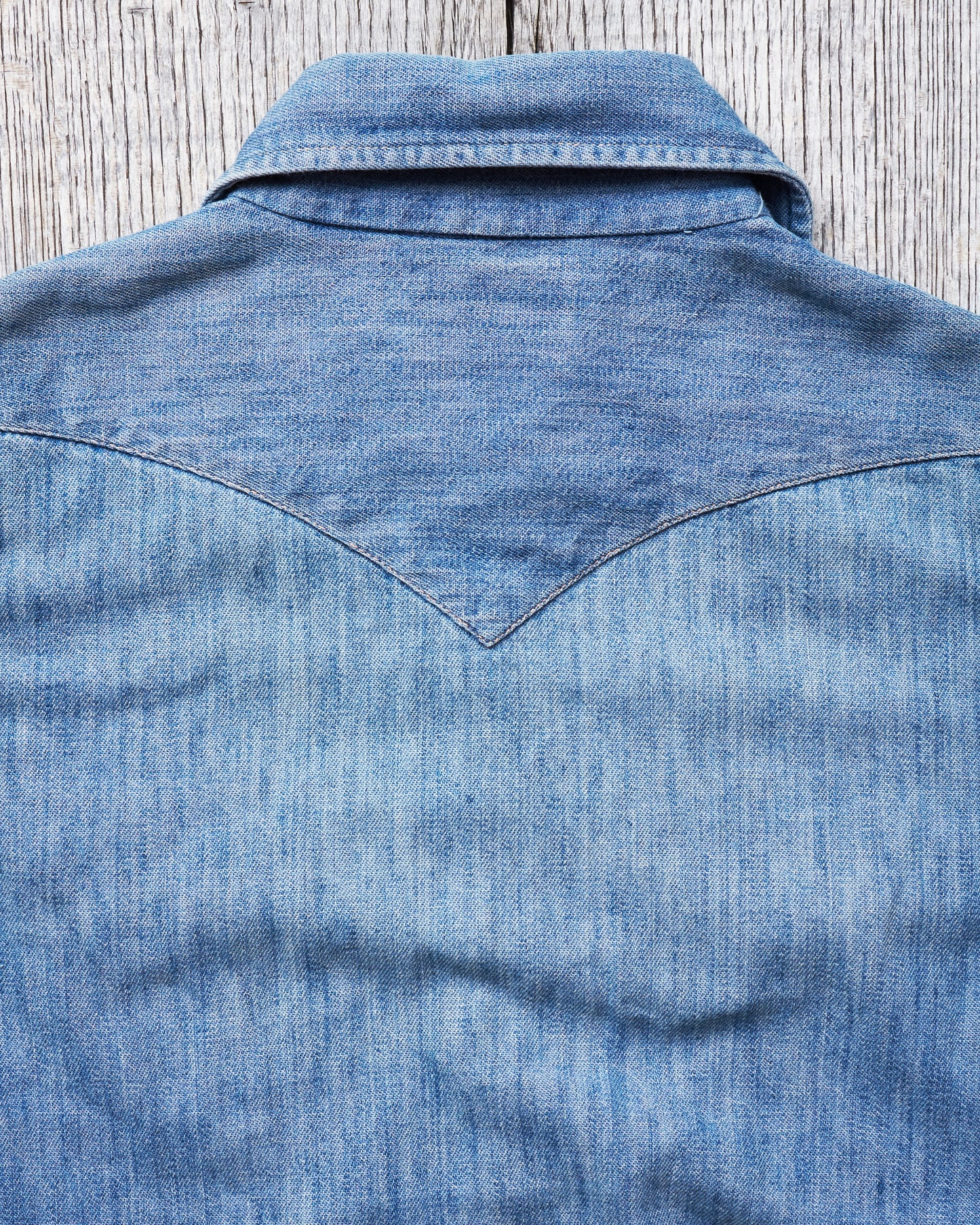Vintage 70's Wrangler Sanforized Denim Shirt Womens XS