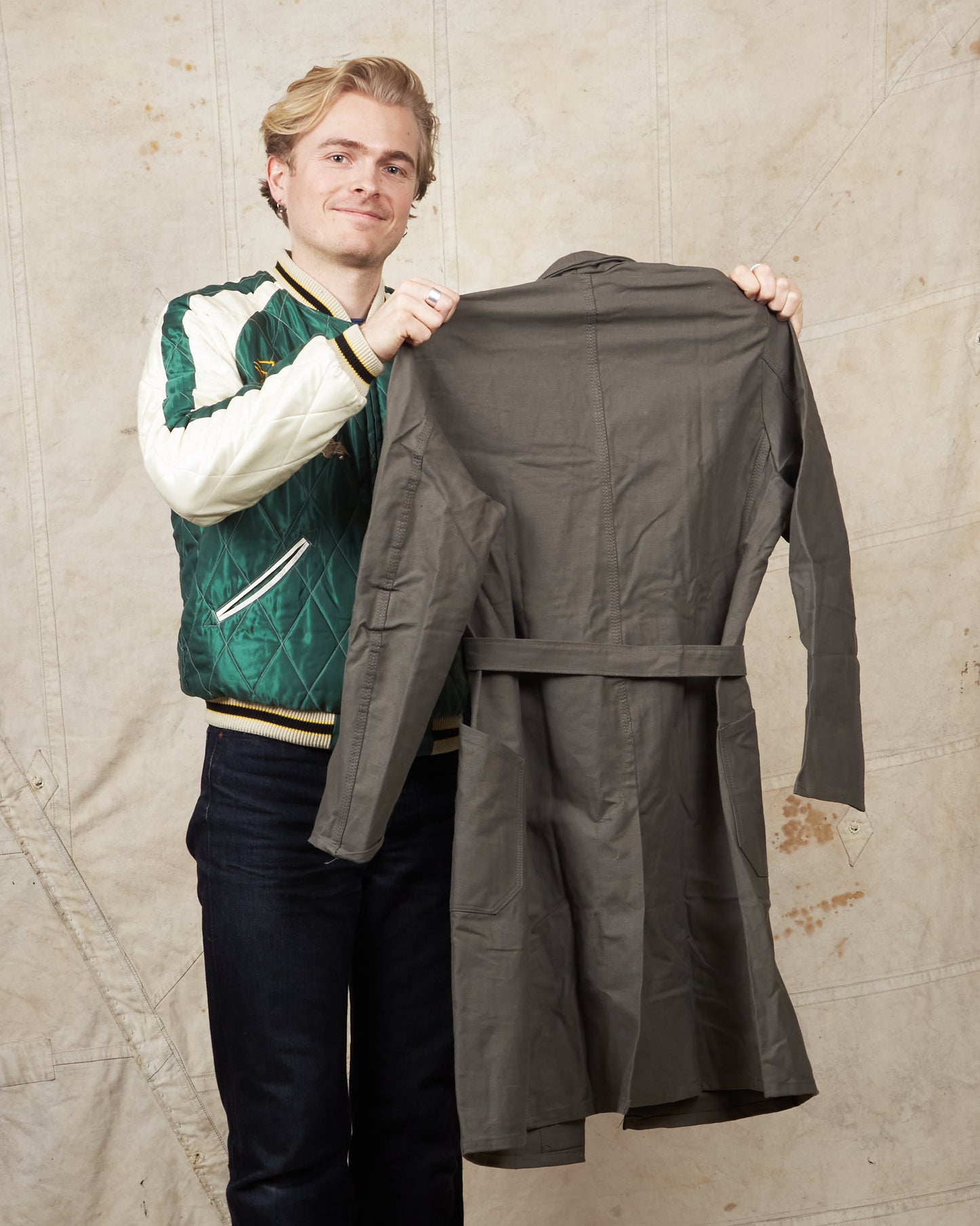 Vintage Swedish Work Coat Size 42