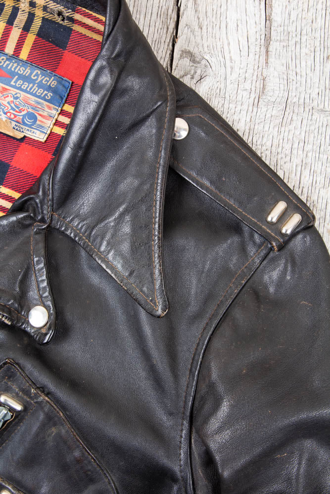 Vintage British Cycle Leathers Jacket