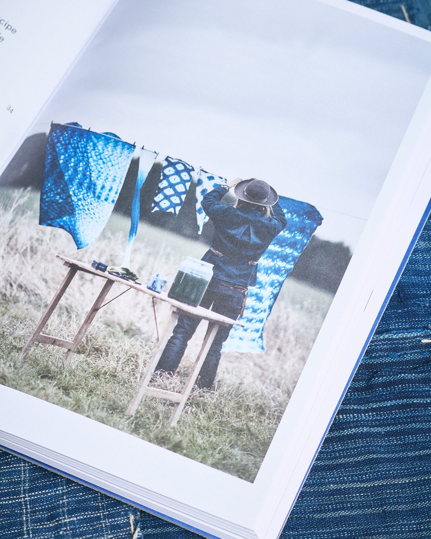 La Plage INDIGO Teinture Fabrication et Applications