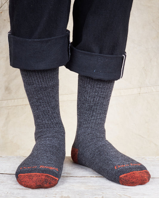 Darn Tough 1982 Pewter Boot Sock Midweight Hiking Sock With Full Cushion