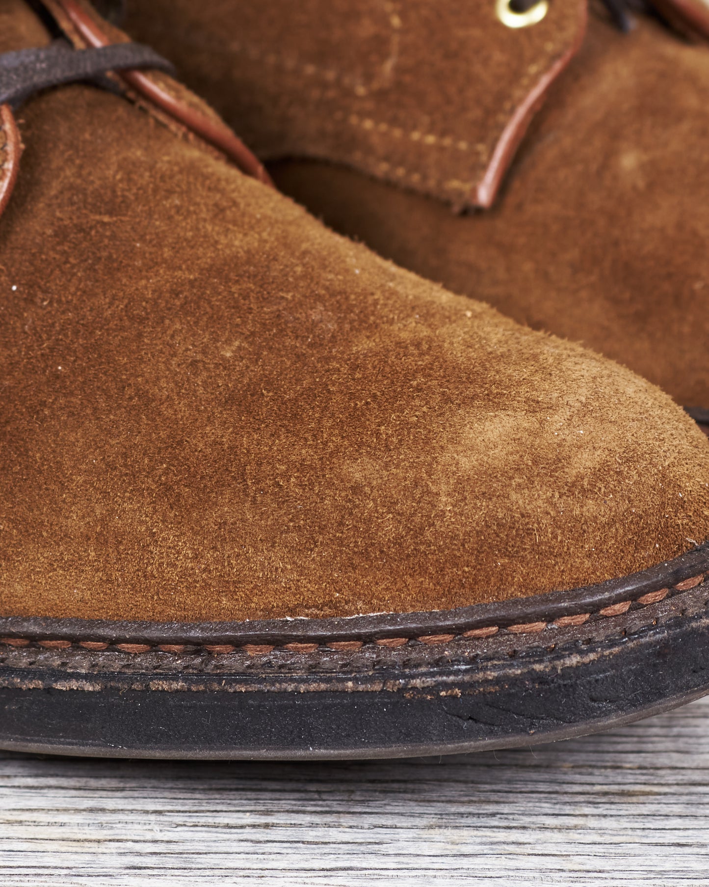 Second Hand Alden Snuff Suede Barrie last plain toe boot Size 6,5 (Fits like US 7,5)
