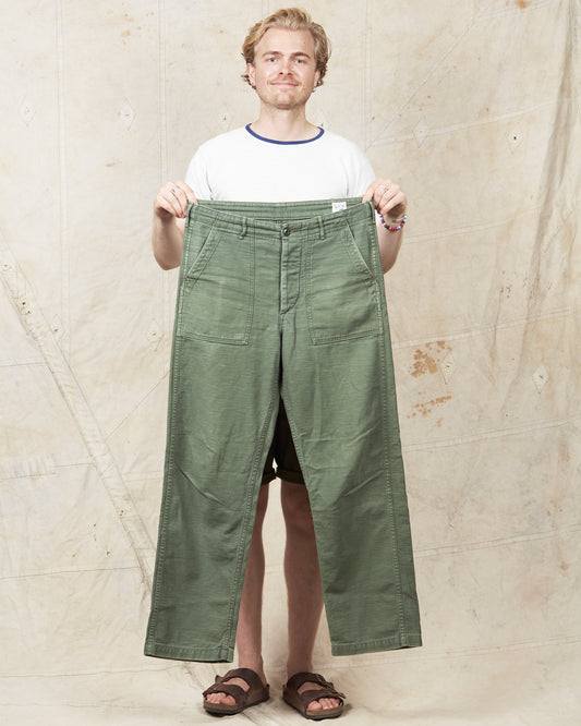 Second Hand OrSlow 5002 Fatigue Pants Green EU M / JPN 3