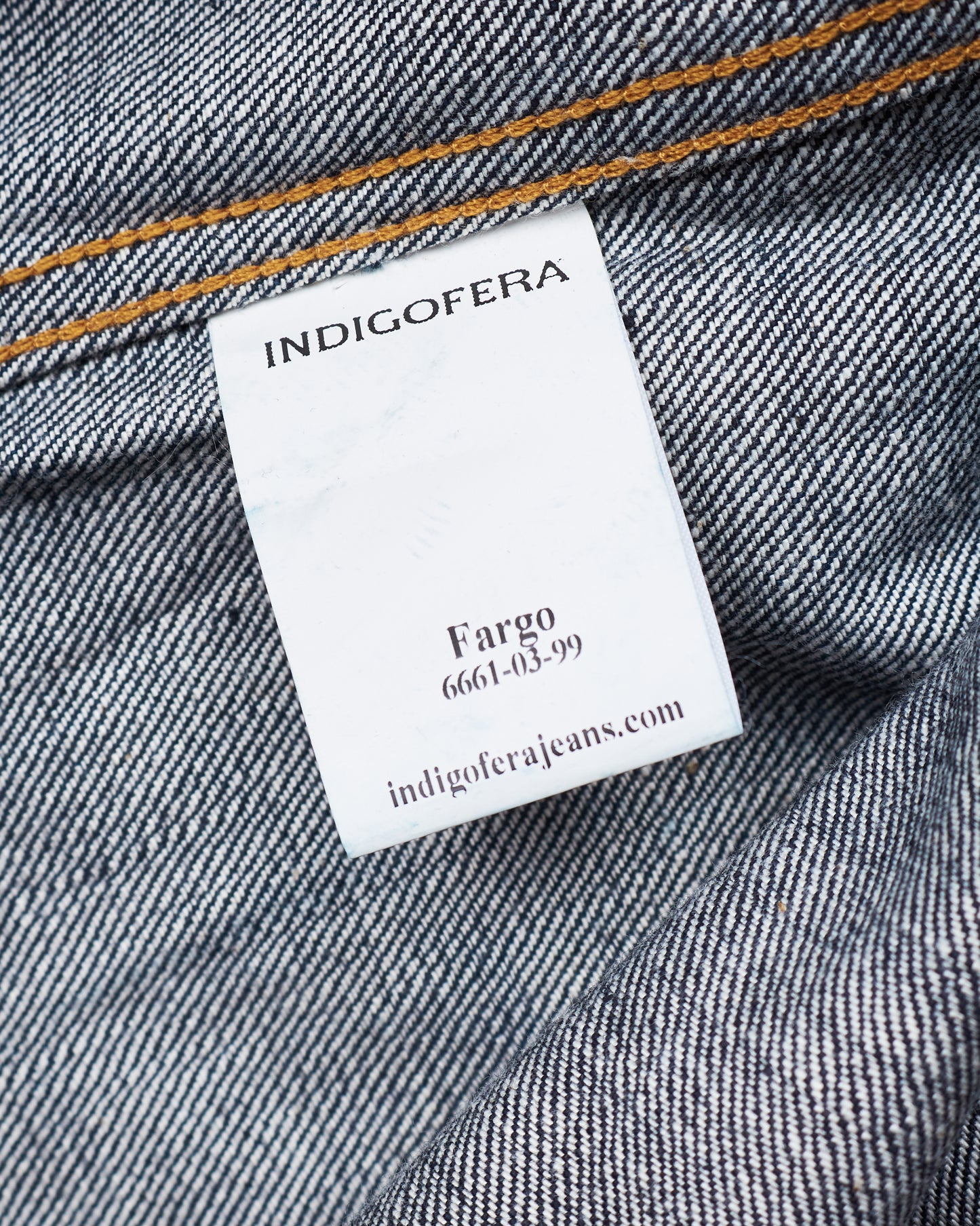 Indigofera Fargo Jacket Fabric No. 3, S.T.P.F Rinsed