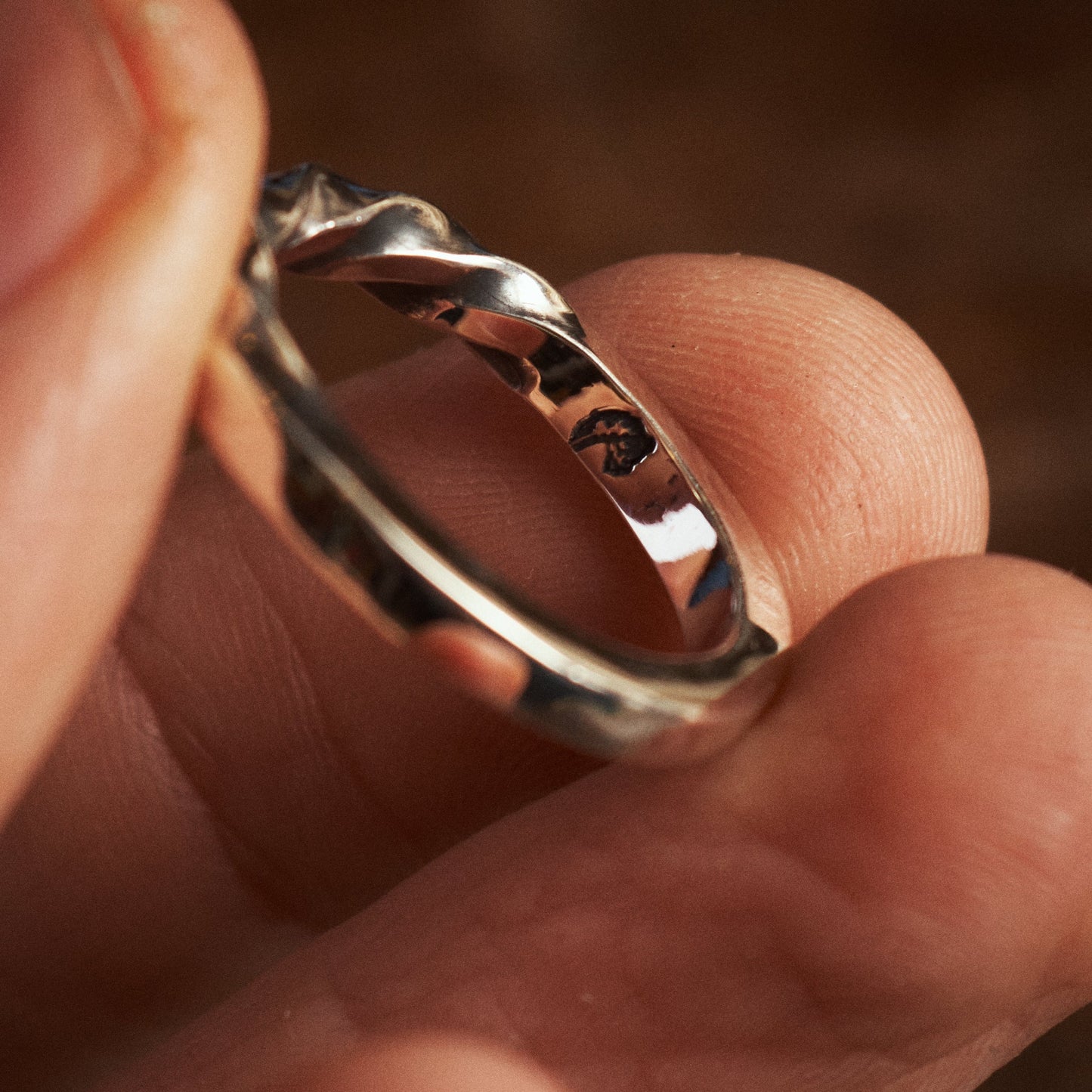 Larry Smith Square Twisted Ring RG-0066