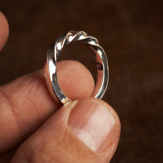 Larry Smith Square Twisted Ring RG-0066