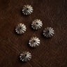 Larry Smith Silver Shell Concho Bead Medium OT-B0064