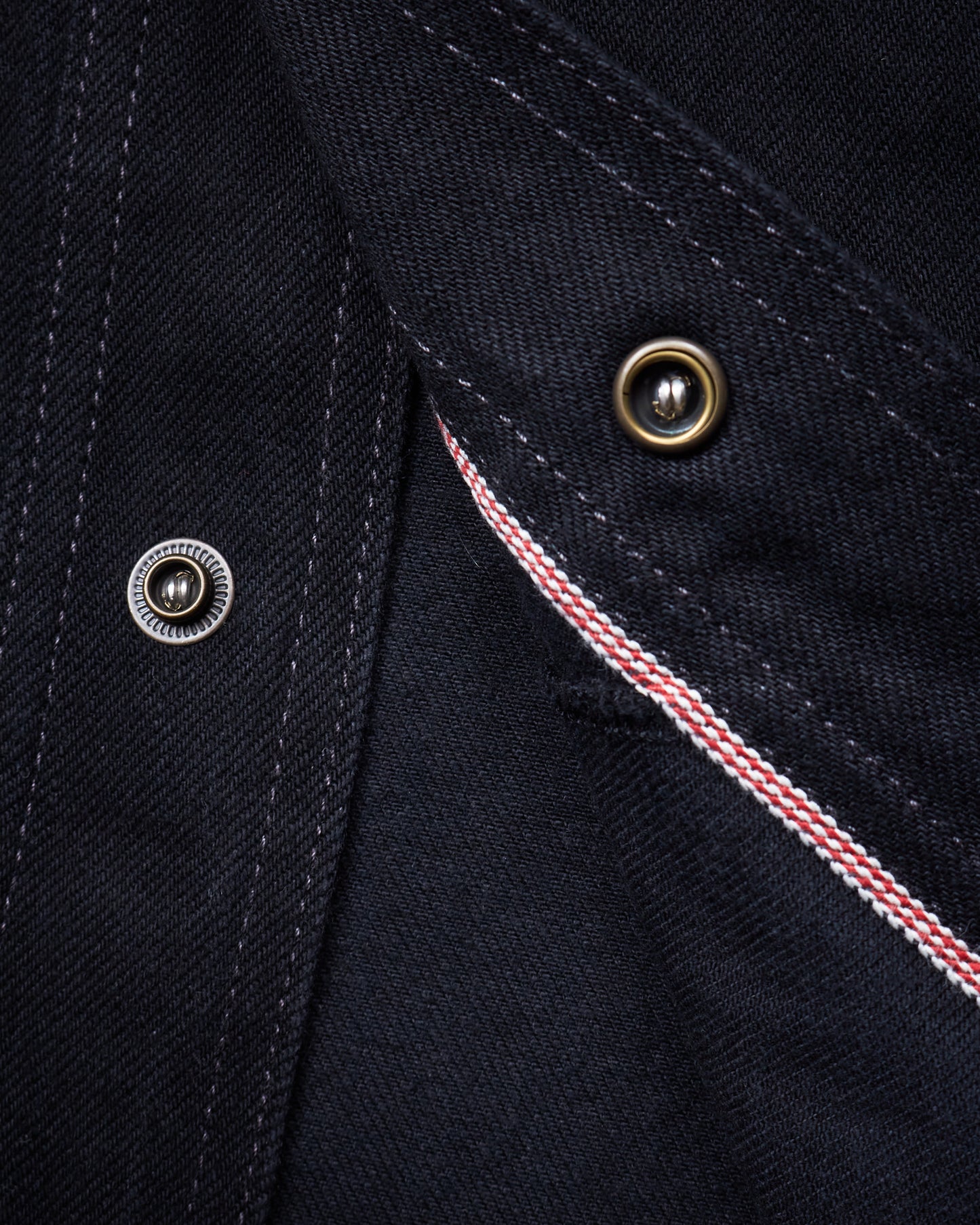 Indigofera Fargo Trucker Jacket Gunpowder Rinsed