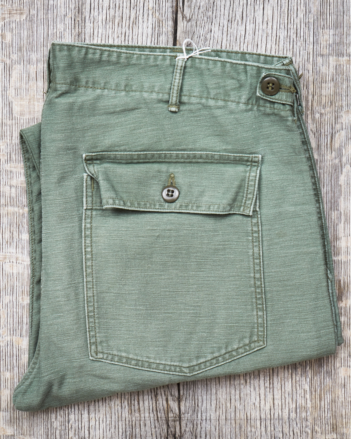 Second Hand OrSlow 5032 Slim Fit Fatigue Pants Green EU XL / JPN 5