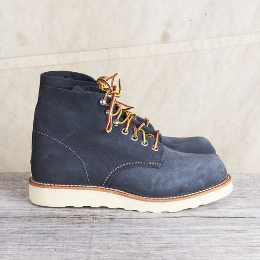 Second Hand Red Wing Red wing 8154 6 inch Classic Round Toe Navy Roughout Beams Edition US 4,5 / EUR 36