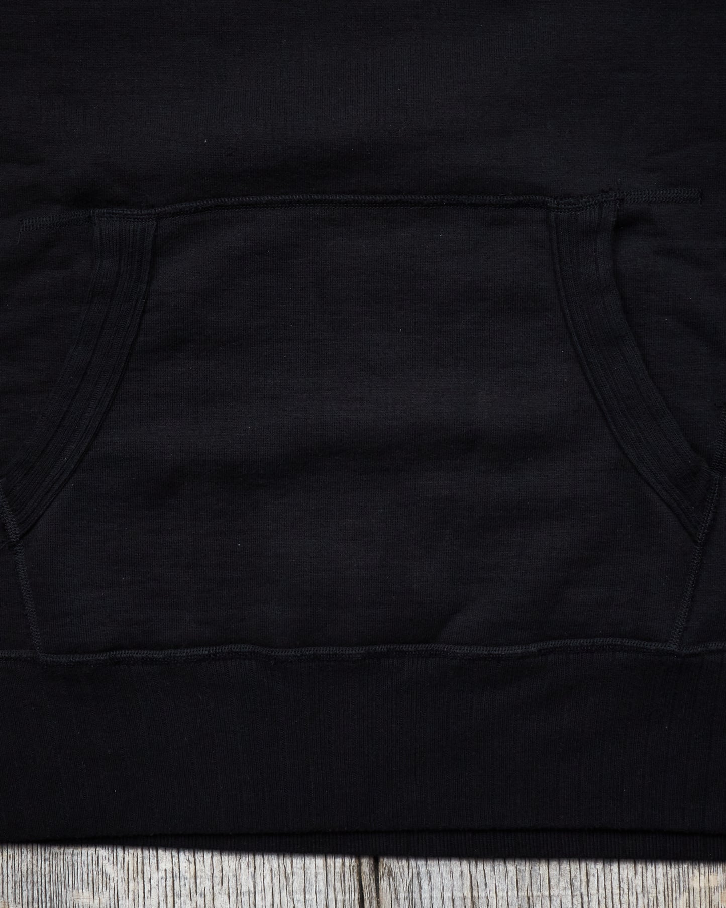 Whitesville Heavyweight Loop-Wheeled Hoodie Black WV67729