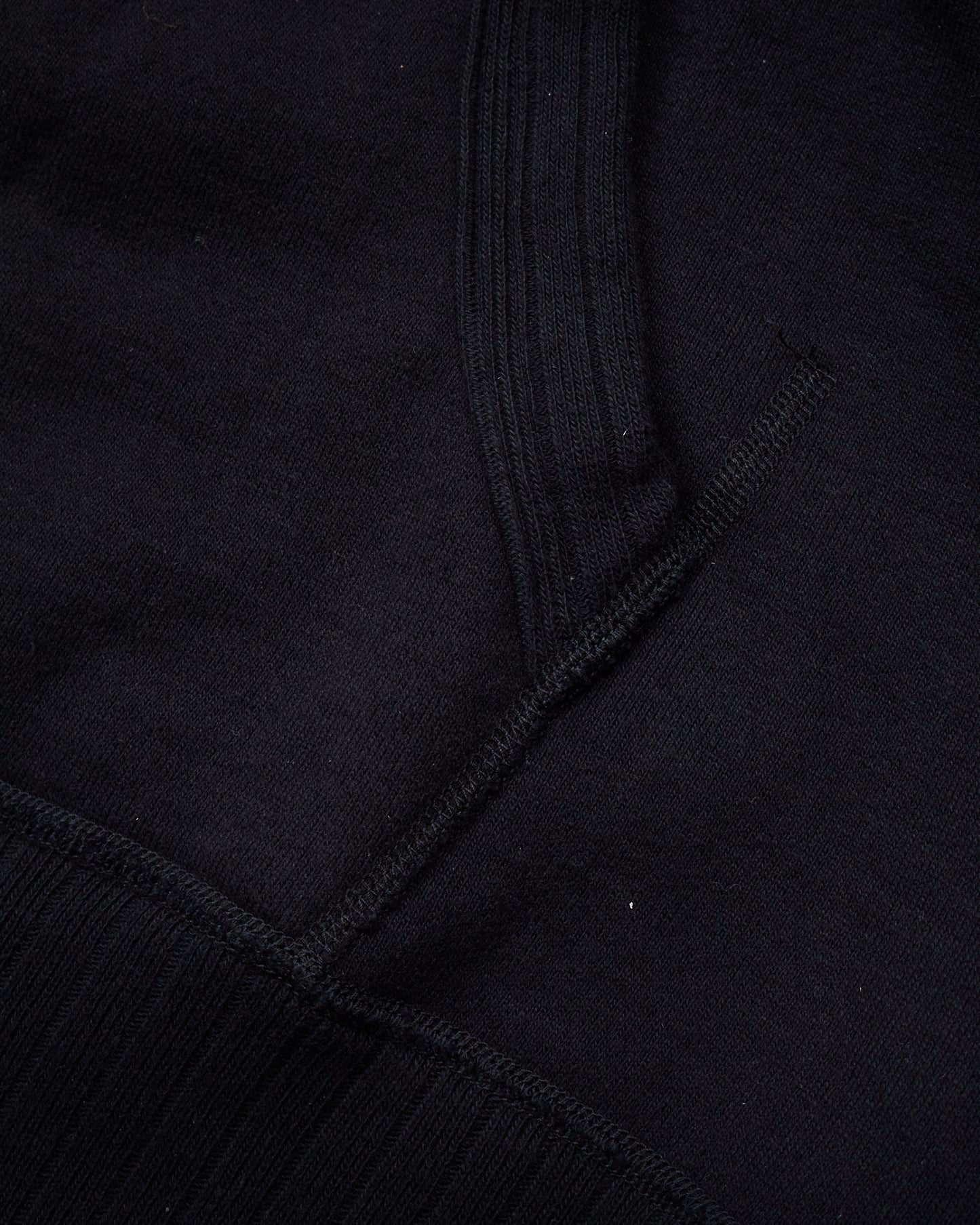 Whitesville Heavyweight Loop-Wheeled Hoodie Black WV67729