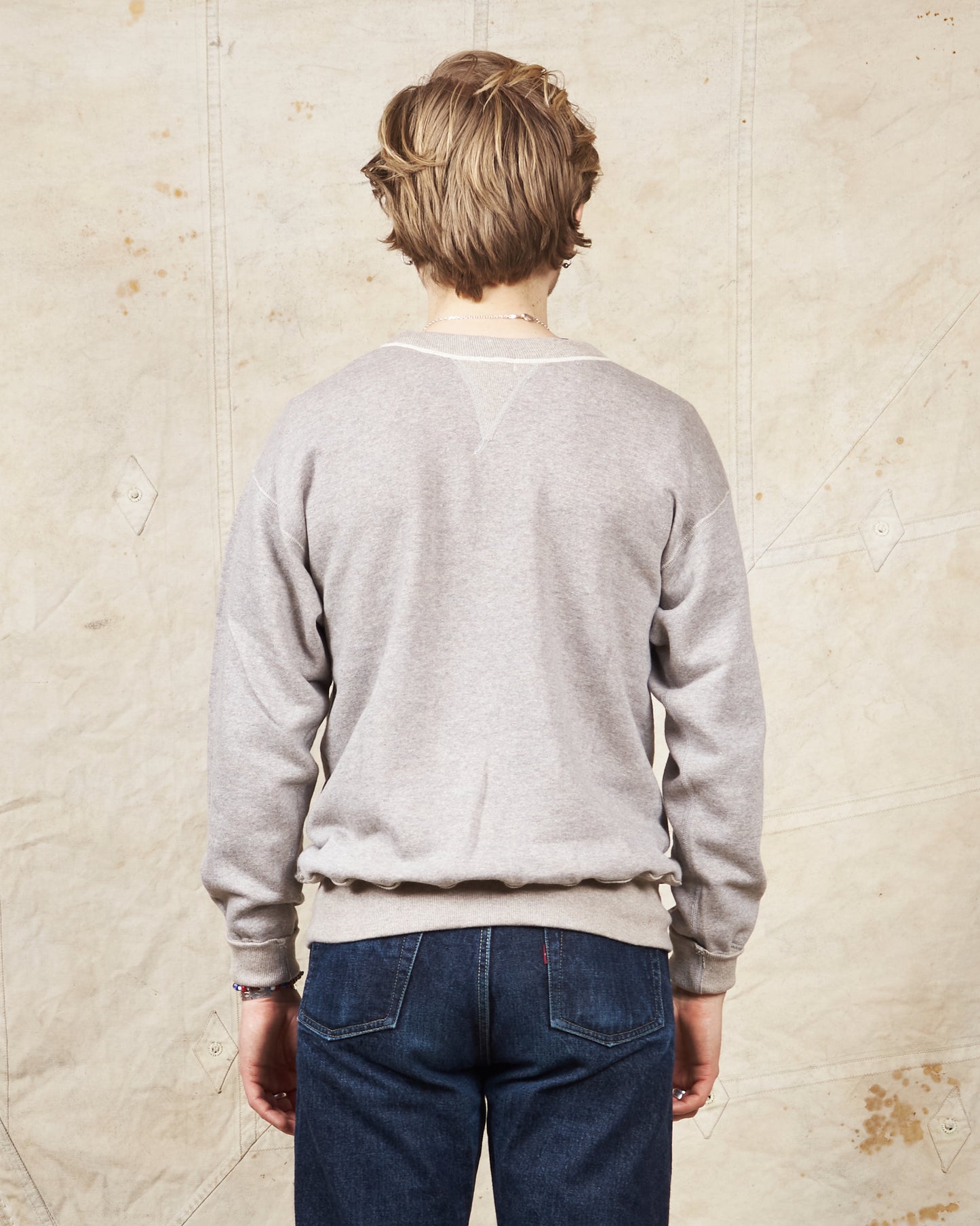 Warehouse & Co Lot. 401 Loop-Wheel Sweatshirt Heather Grey