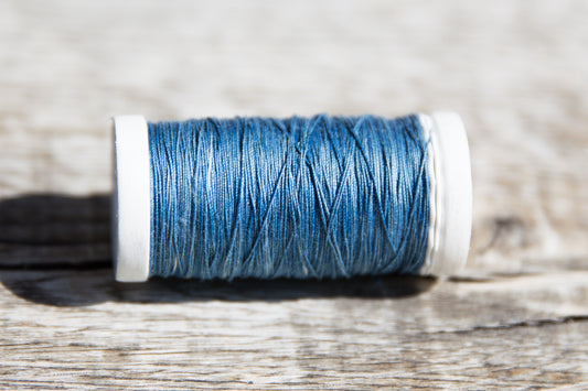 Indigo sewing thread