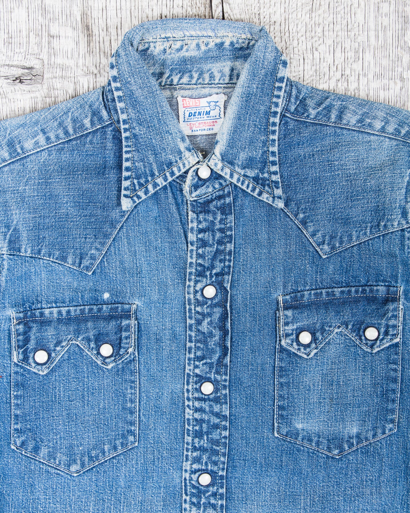 50s Levi’s short horn denim jacket Western Shorthorn Trucker Jacket - Dark Wash | Levi's® US