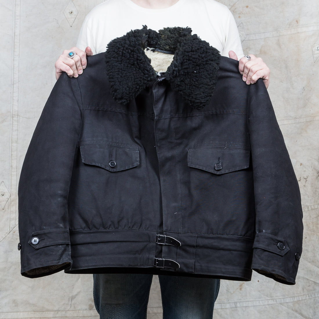 Second Sunrise Archive: Vintage Swedish Air force Jacket "Pälsjacka M/1948"