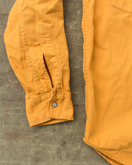 Vintage Levi's 90's Yellow Western Shirt Size M