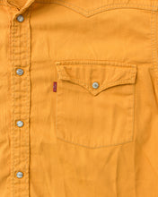 Vintage Levi's 90's Yellow Western Shirt Size M