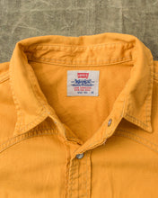 Vintage Levi's 90's Yellow Western Shirt Size M