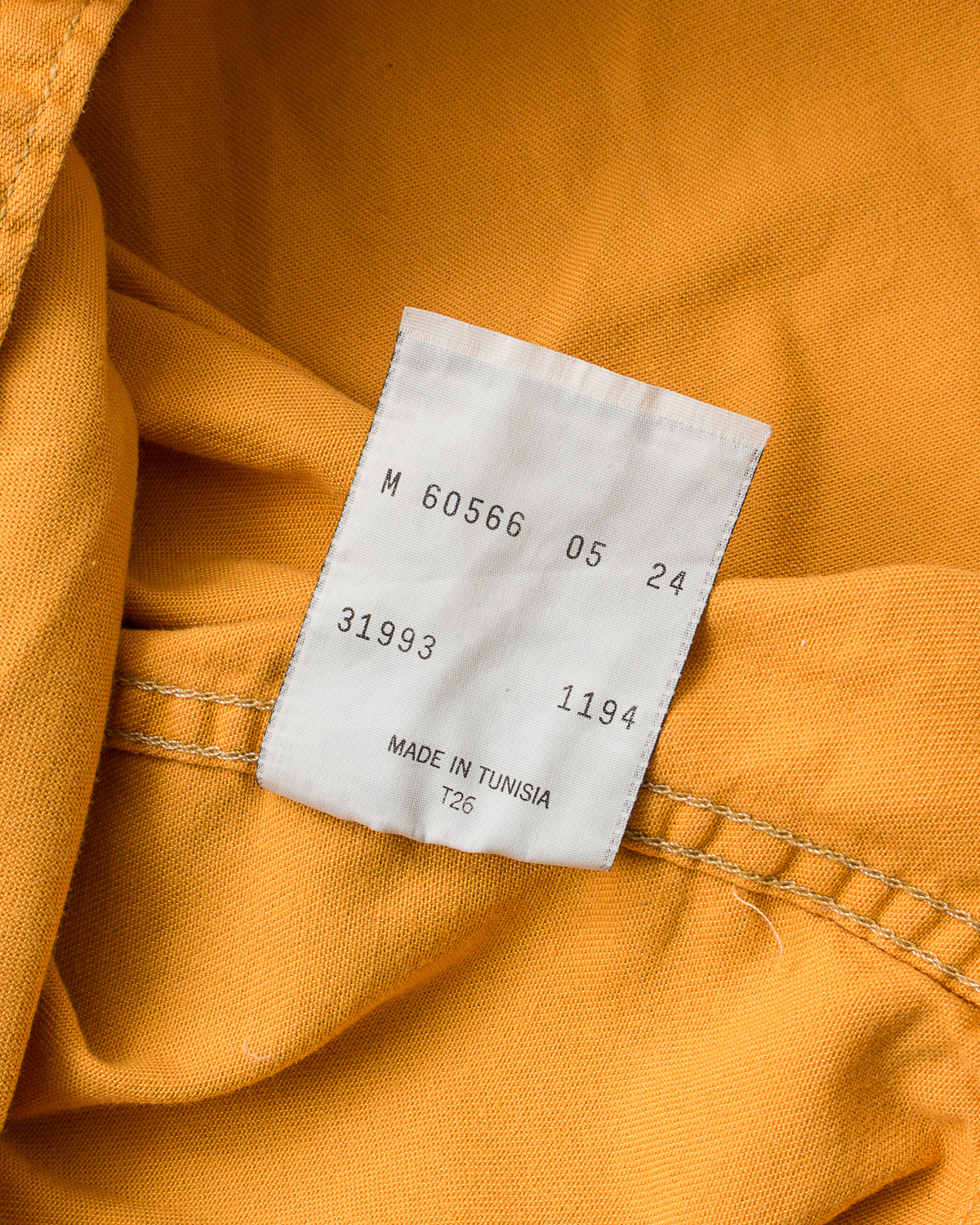 Vintage Levi's 90's Yellow Western Shirt Size M