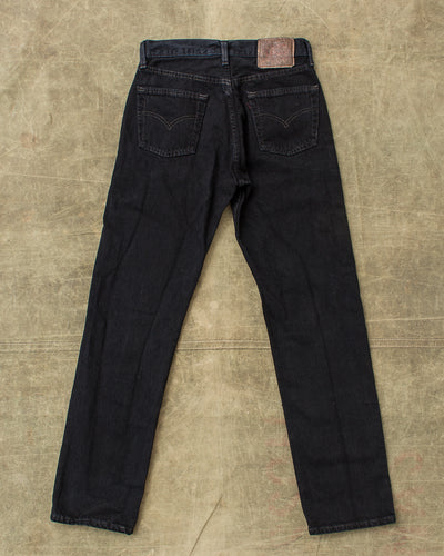 No. 25 Vintage 1990's Made in USA Black Levi's 501 Jeans W30/L32