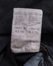 No. 25 Vintage 1990's Made in USA Black Levi's 501 Jeans W30/L32