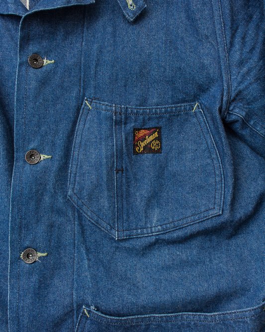 Second Hand Mister Freedom Denim Conductor Jacket Size 40